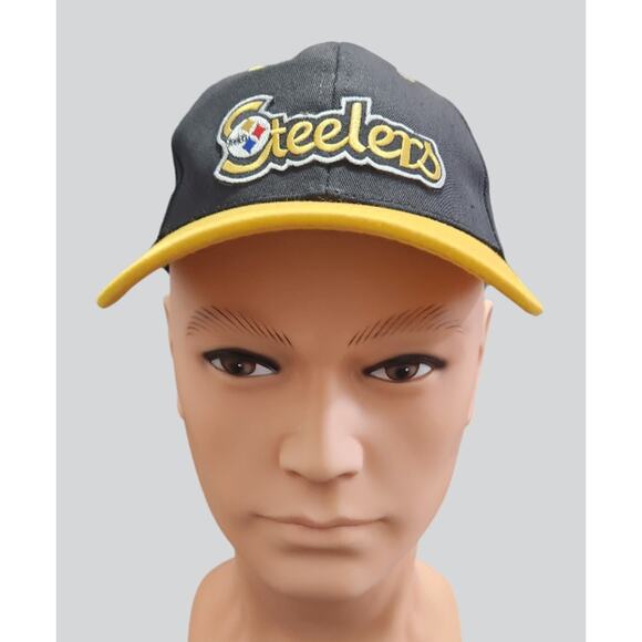 Cap Men Black & Gold Pittsburgh Steelers Baseball Cap - Picture 1 of 5